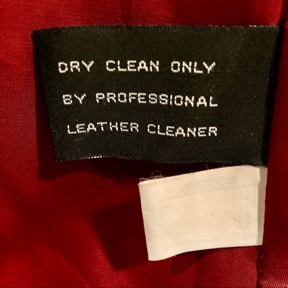 Red Leather Avanti Jacket - Picture 8 of 8